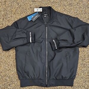 Kenneth Cole Men's Dark Bomber Jacket